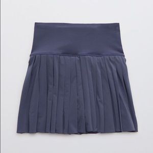 AERIE OFFLINE NYLON PLEATED TENNIS SKIRT